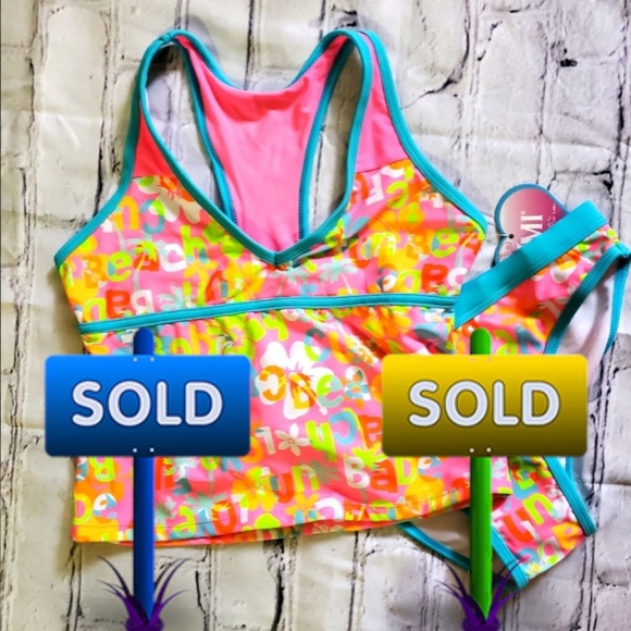 YMI Other - ❌❌SOLD❌❌WAS $40 ❌New 😀 YMI Tankini swimwear 2pc Girls 10/12.